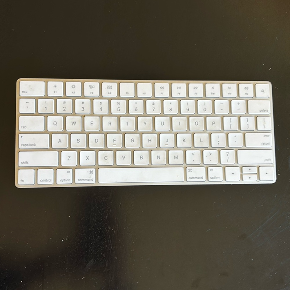 Apple Magic Keyboard for Mac iPad and iPhone Silver (charger not included)